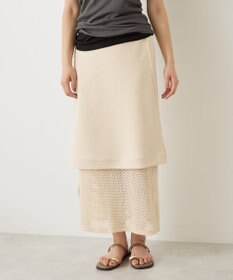 AMERICAN HOLIC 【WEB限定】レイヤード風スカート