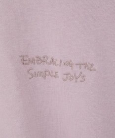 earth music&ecology サイドリブロゴスウェット