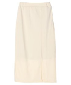 Green Parks カットジョーゼットＩラインスカート