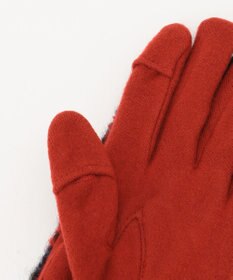 ORuKuBET ラングヘアシャギーチェック3Wayジャージグローブ(WOMEN)【タッチパネル対応】