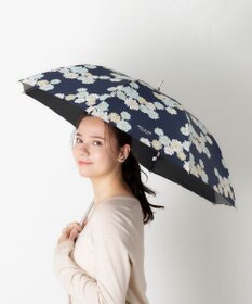 MOONBAT 【一級遮光/軽量】PAUL & JOE 晴雨兼用 日傘 長傘 総柄クリザンテーム 遮熱 UV