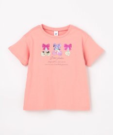 ANY KIDS 【綿100%】ドロップショルダーミラクルスパンコールTシャツ