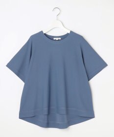 自由区 S 【接触冷感・UVカット・洗える】クレープストレッチAライン ニット