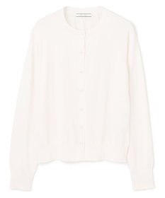 BEIGE， 【洗える】NADIA / バックオーガンジークルーネックカーディガン