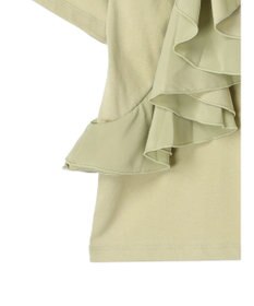 earth music&ecology アシメフリルプルオーバー