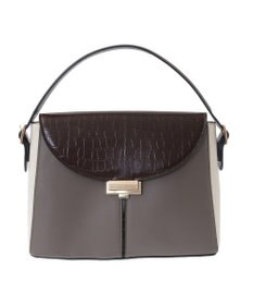 YECCA VECCA 配色メタルポイントバッグ