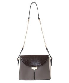 YECCA VECCA 配色メタルポイントバッグ