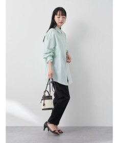 earth music&ecology サッカーストライプボーイズライクシャツ