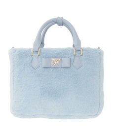 Maison de FLEUR 【限定カラーあり】フェイクファー中仕切りバッグ