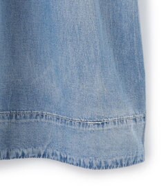 J.PRESS YORK STREET 【WOMEN】ライトダンガリー ツイストスリーブワンピ－ス