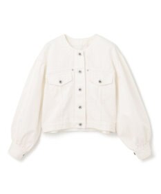 GRACE CONTINENTAL ノーカラーデニムジャケット
