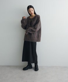 Green Parks 前後２ｗａｙキーネックシャギーニット