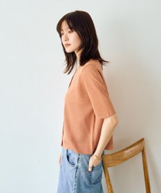 YECCA VECCA 半袖シアーカーディガン