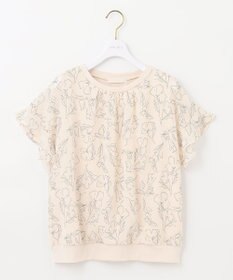 ANY SIS 【洗える】シフォンプリント ブラウス