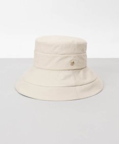 AURORA 【 LANVIN COLLECTION（ランバン コレクション） 】綿麻キャペリンハット