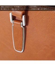 UNBILLION Otias アンティーク仕上げ合皮ブリーフバッグ
