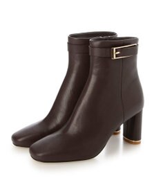 MODE ET JACOMO <MODE ET JACOMO>サイドベルトスクエアトゥショートブーツ