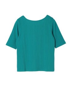 Green Parks 前後２ｗａｙリブ５分袖プルオーバー