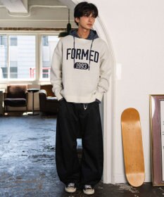 WEGO 【ユニセックス着用ITEM/SMLサイズ展開】ジャガードグラフィックプルオーバー