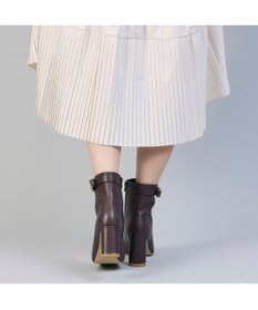 MODE ET JACOMO <MODE ET JACOMO>サイドベルトスクエアトゥショートブーツ