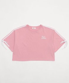 WEGO 2ラインリボングラフィックショートT