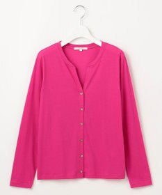 23区 【SLOW/一部店舗限定】シアーツイストシングルジャージー カーディガン