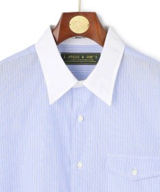 J.PRESS MEN 【WEB・一部店舗限定】Airy Touch Seersucker Shirt