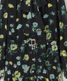 GRACE CONTINENTAL グラデフラワープリントワンピース