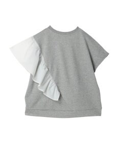 AMERICAN HOLIC ショルダーフリルミニ裏毛プルオーバー