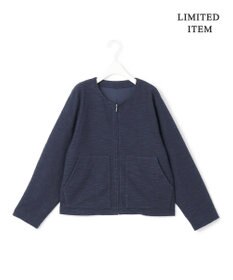 ICB 【WEB限定・洗える】 ツイードインレイ ブルゾン