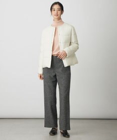 J.PRESS LADIES シルクネップツイード スレート パンツ