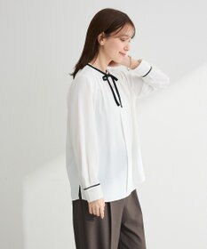 Green Parks リボンブラウス