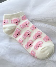 WEGO アニマル総柄ショートソックス