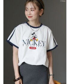 AMERICAN HOLIC ラインＴシャツ　Ｏｆｆ　Ｗｈｉｔｅ／Ｄｉｓｎｅｙ