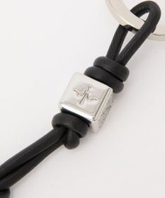 russet ［ノットモチーフ×メタルパーツ］レザーコードバッグチャーム（Z-223）