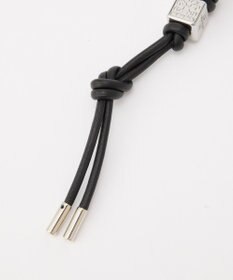 russet ［ノットモチーフ×メタルパーツ］レザーコードバッグチャーム（Z-223）