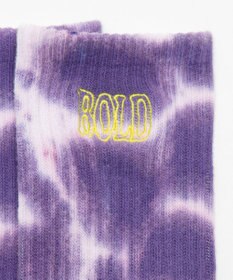 WEGO 刺繍ロゴタイダイソックス