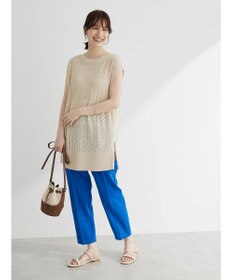 Green Parks 接触冷感　テーパードパンツ