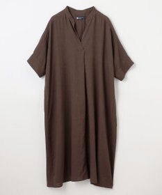 ANY L フレンチリネンシャツワンピース