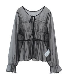 CRAFT STANDARD BOUTIQUE チュール２ｗａｙカーディガン