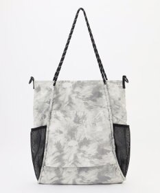 JOSEPH ABBOUD MOUNTAIN 【軽量/ECO撥水/ポケッタブル】エンボスプリント トートバッグ
