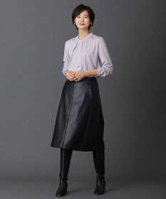 J.PRESS LADIES ウォッシャブルウールジャージー ボウタイ カットソー