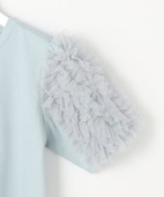 Feroux チュールスリーブ Tシャツ