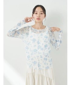 earth music&ecology フラワープリントシアーインナー