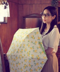 MOONBAT アデリアレトロ×estaa 晴雨兼用日傘 折りたたみ傘 マスカレード UV 一級遮光