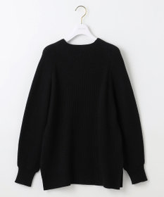 ANY SIS 【洗える・セットアップ可】アンチピリング変形畔 ボトルネック ニット