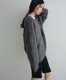 Green Parks 前後２ｗａｙキーネックシャギーニット