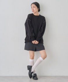 earth music&ecology 配色ルーズチュニック