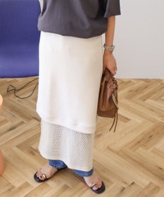 AMERICAN HOLIC 【WEB限定】レイヤード風スカート