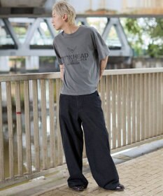 WEGO 【ユニセックス着用ITEM/MLサイズ展開】ステンシルロゴグラフィックT（SS）
